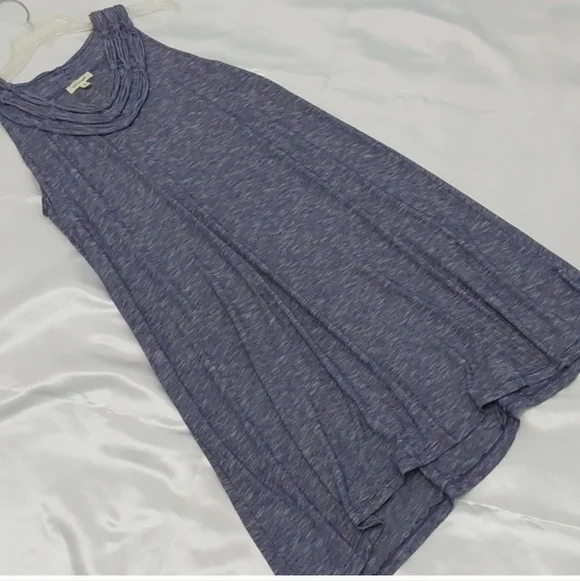 👋 FINAL MARKDOWN CLOSET CLOSING Max Studio A-Line Sleeveless Blue Summer Knit - Picture 2 of 6